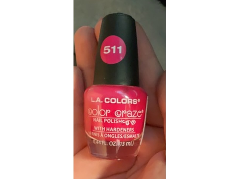 L.A. Colors Color Craze Nail Polish, CNP511 Electra, 0.44 fl oz/13 mL