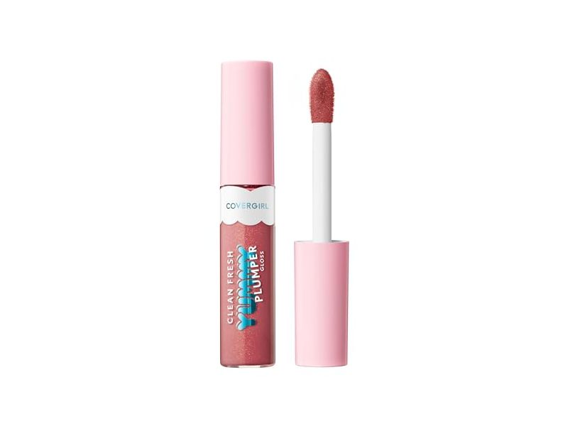 Covergirl Clean Fresh Yummy Plumper Lip Gloss, 860 Encourage-Mint, 0.33 fl oz/10 mL