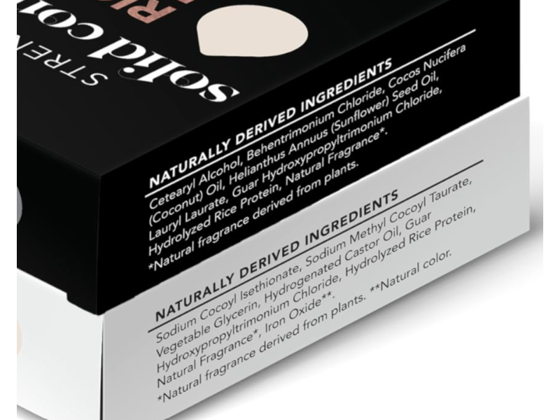 Kitsch Strengthening Solid Shampoo & Conditioner Set, Rice Water Protein