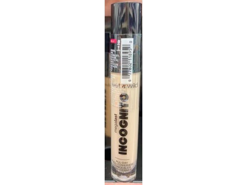 Wet N Wild Mega Last Incognito Concealer, Fair, 0.18 oz
