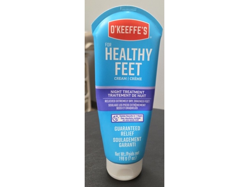 O'Keeffe's Healthy Feet Night Treatment Foot Cream, 7 oz/198 g