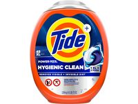 Tide Power Hygienic Clean Detergent Pods, Original, 76 oz/2.17 kg, 45 Pacs - thumbnail 1