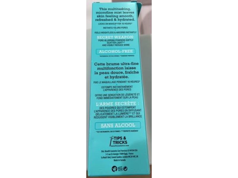 Benefit Cosmetics The Pore Fessional Long-Lasting Makeup Setting Spray, Super Setter, 4 fl oz/120 mL