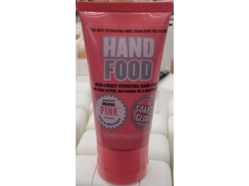 Soap & Glory The Most Astonishing Hand Cream, Hand Food, Original Pink, 1.69 fl oz/50 mL