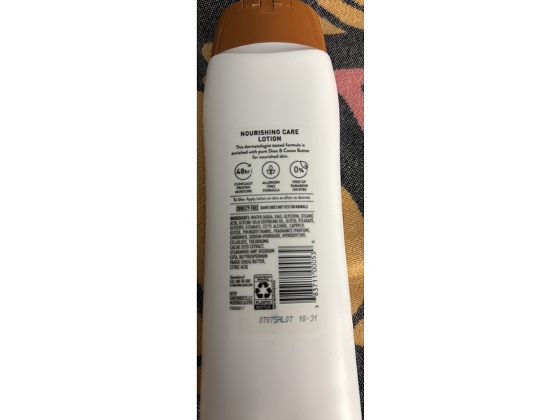 Suave Nourishing Care Lotion, Shea Butter, 18 fl oz/532 mL