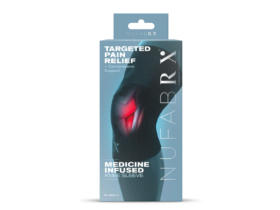 Nufabx Medcine Infused Knee Sleeve, 1 Count