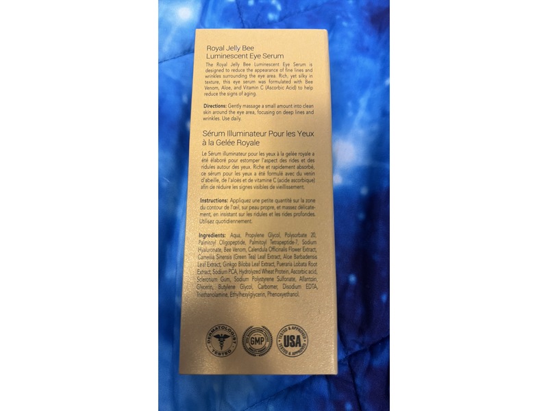 Venofye Luminescent Eye Serum, Royal Jelly Bee, 1 fl oz/30 mL
