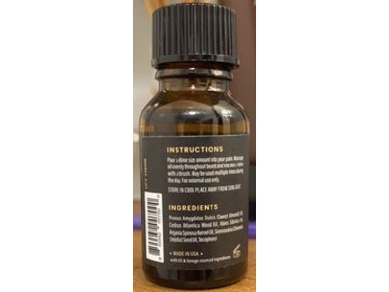 The Beard Club Cedar Beard Oil, 0.5 fl oz/15 mL