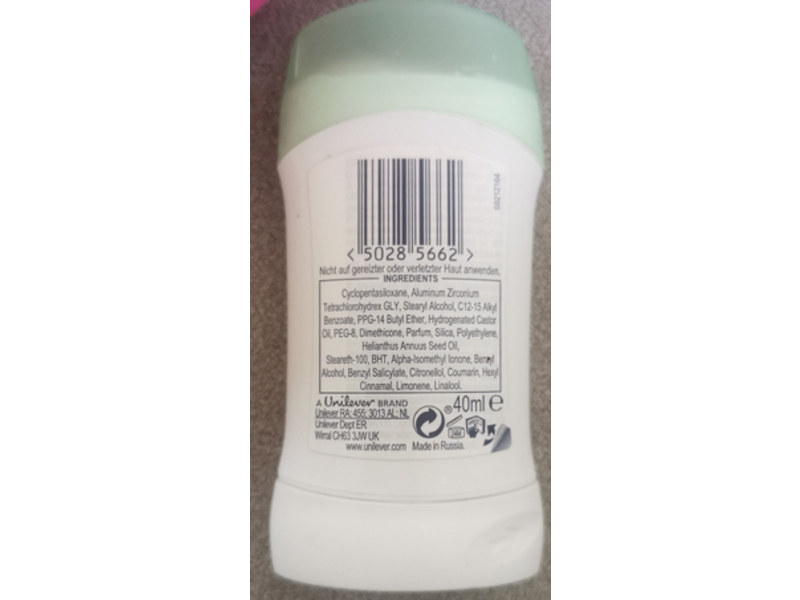 Dove Go Fresh Moisturising Cream, Cucumber & Green Tea Scent, 40 mL