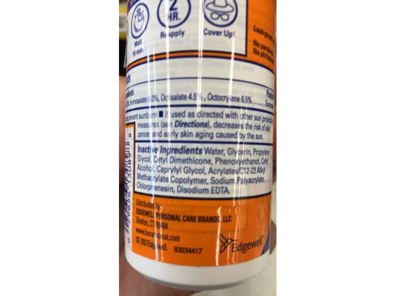 Banana Boat Ultra Sunscreen Roll-On, Sport, SPF 60+, 2.5 fl oz/75 mL