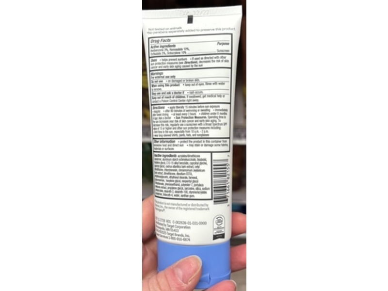 up&up Oil Control Lotion Sunscreen, SPF 50, 3 fl oz/89 mL