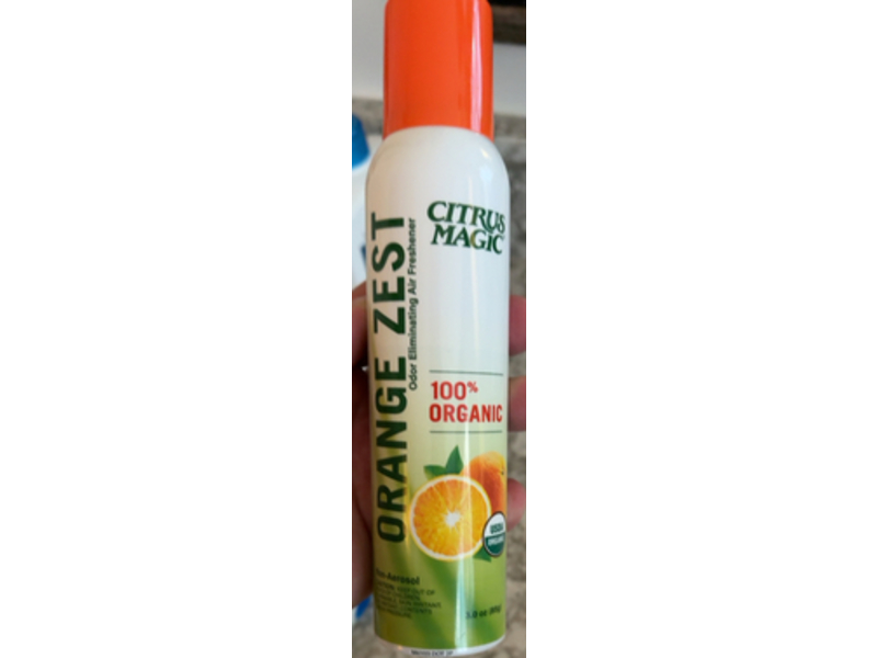 Citrus Magic Organic Zest Odor Eliminating Air Freshener, 3.0 oz/85 g