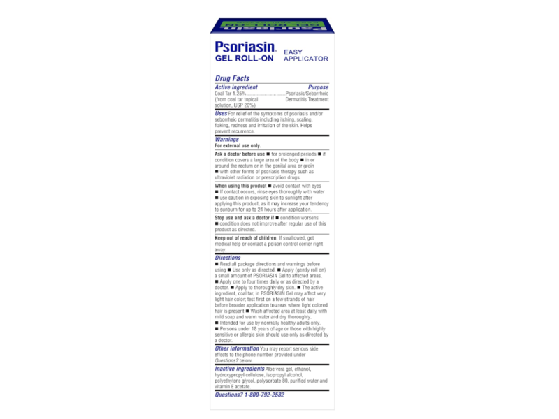 Psoriasin Gel Roll-On, 2 oz/56.7 g