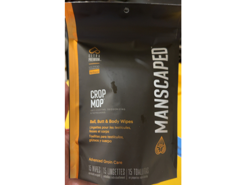 Manscaped Ball, Butt & Body wipes, 15 counts
