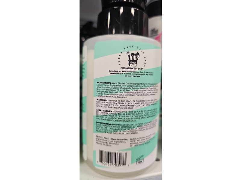 The Doux Bonita Bubble Balm Foaming Pomade, 8 fl oz/236 m