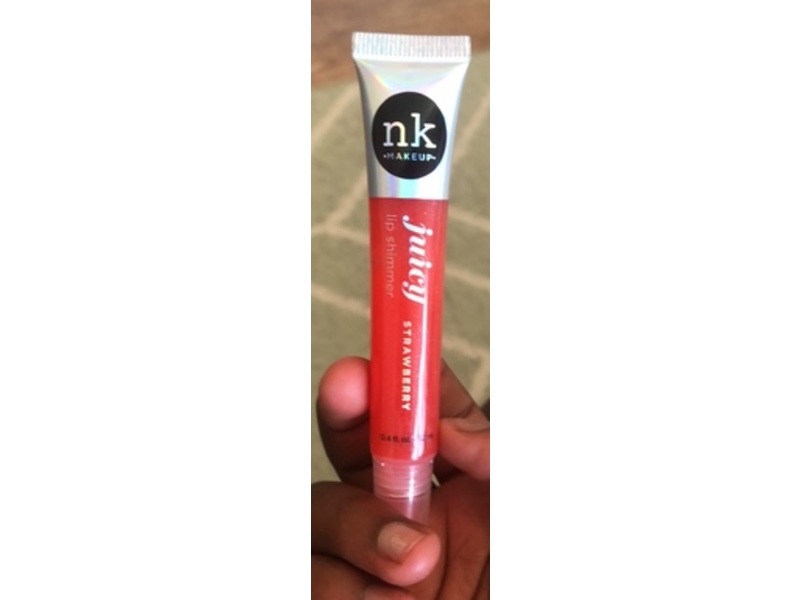 nicka k Juicy Strawberry Lip Shimmer, 0.4 fl oz/12 mL