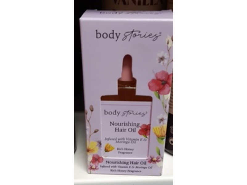 Body Stories Nourishing Hair Oil, Rich Honey Fragrance, 50 mL