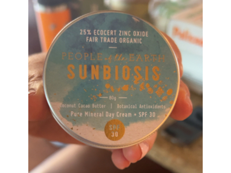 People Of The Earth Sunbiosis Pure Mineral Day Cream, SPF 30, 80 g