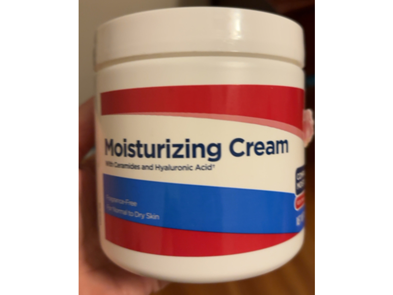 Leader Moisturizing Cream, Ceramides & Hyaluronic Acid, 16 oz/454 g