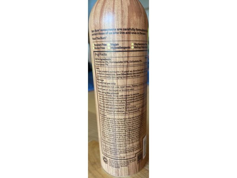 Sun Bum Premium Moisturizing Sunscreen Spray, SPF 50, 6 oz/170g