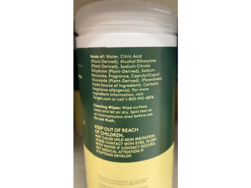 Ever Spring Multi-Surface Cleaning Wipes, Lemon & Mint Scented, 7.9 oz/224 g, Pack Of 35, 3 Packs