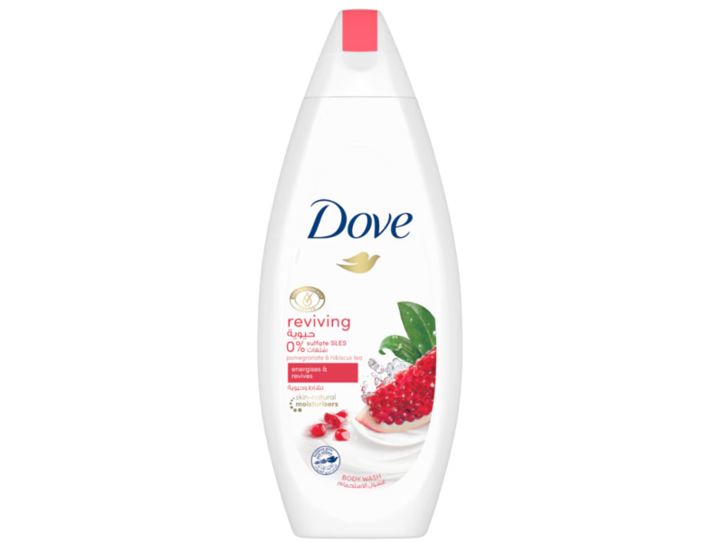 Dove Reviving Body Wash, Pomegranate & Hibiscus Tea, 34 oz/1 L