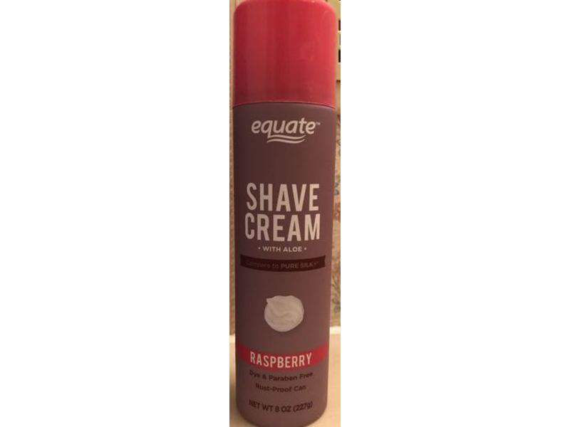Equate Shave Cream With Aloe, Raspberry, 8 oz/227 g