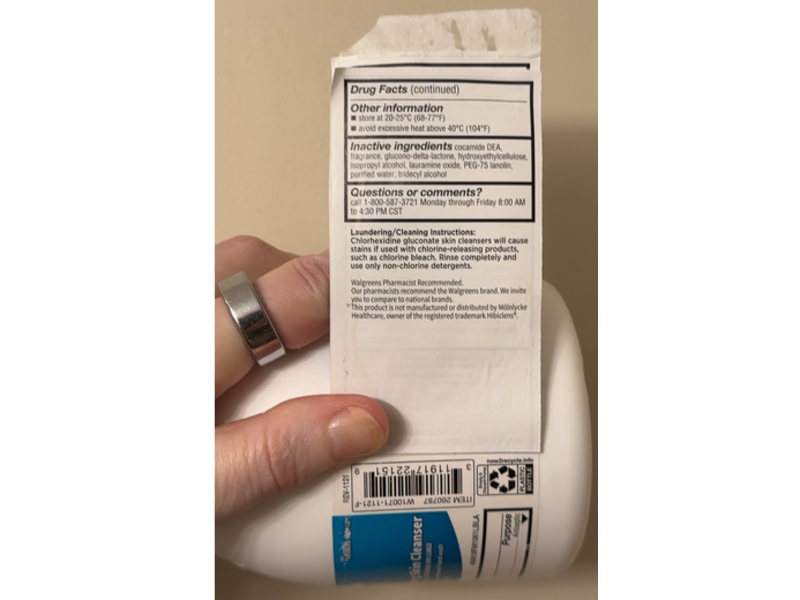 Walgreens Antiseptic Foaming Skin Cleanser, 18 fl oz/532 mL