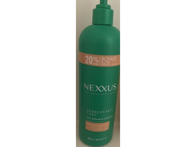Nexxus Unbreakable Care Anti-Breakage Shampoo, 16.5 fl oz/488 mL