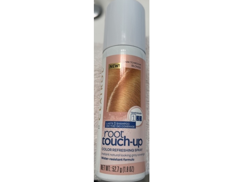 Clairol Root Touch-Up Color Refreshing Spray, Dark To Medium Blonde, 1.8 oz/52.7 g