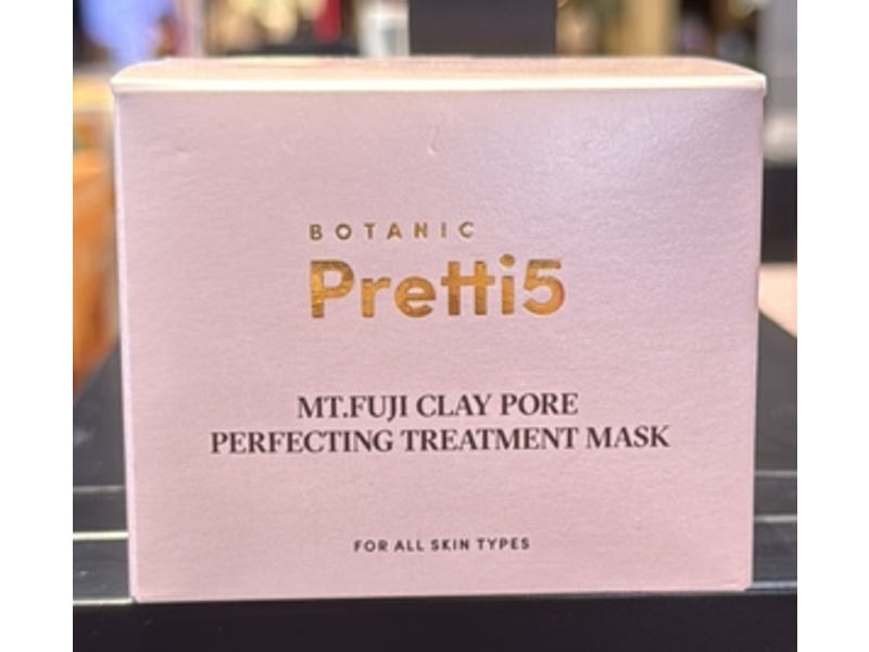 Botanic Pretti5 Mt.fuji Clay Pore Perfecting Treatment Mask, 3.5 oz/100 g