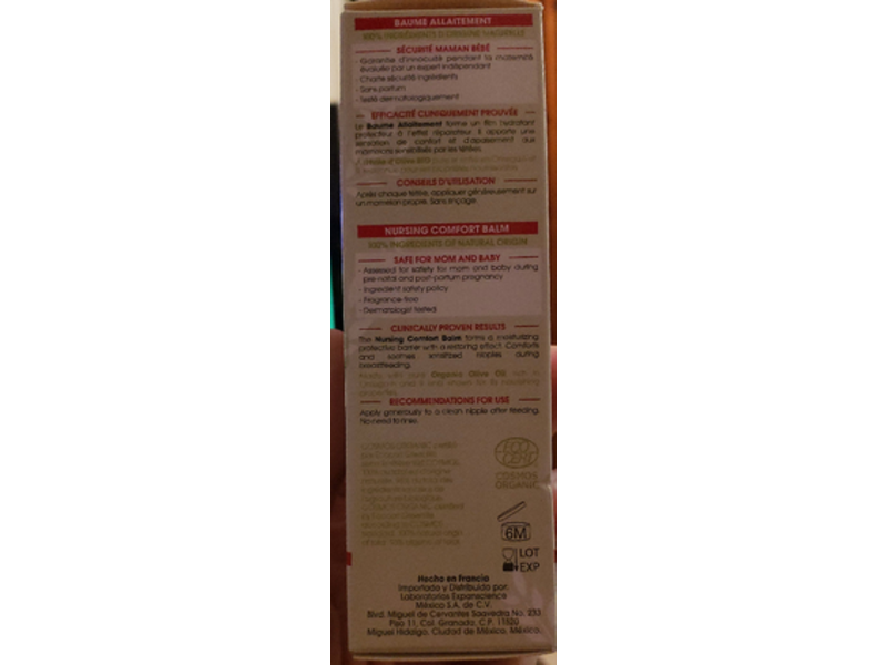 Mustela Nursing Comfort Balm, Organic, 30 mL