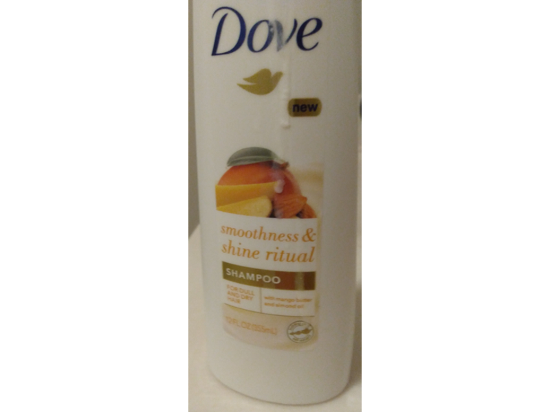 Dove Smoothness + Shine Ritual Shampoo, 12 fl oz/355 mL