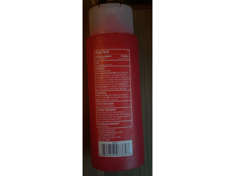 XtraCare Persistent Body Acne Exfoliator & Cleanser Wash, Salicylic Acid & Pha, 8.5 fl oz/250 mL