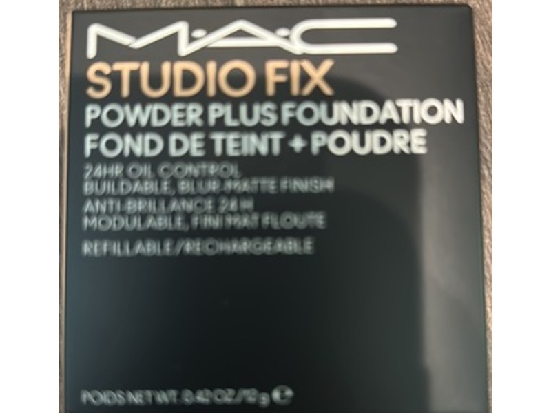 M.A.C. Cosmetics Studio Fix Power Plush Foundation, N3, 0.42 fl oz/12 g