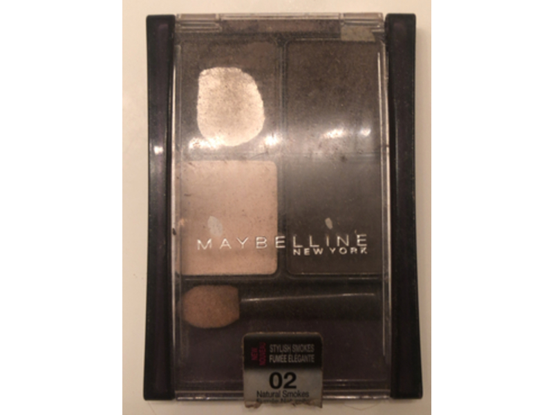Maybelline New York Expert Wear Eyeshadow Stylish Smokes Quads , 02 Natural Smokes, 0.17 oz/4.8 g