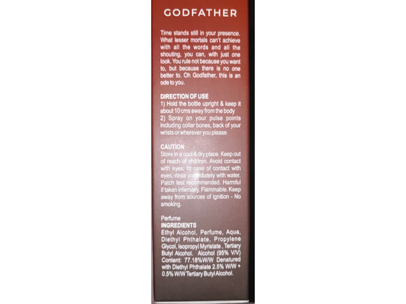 Beardo Godfather Eau De Parfum, 100 mL