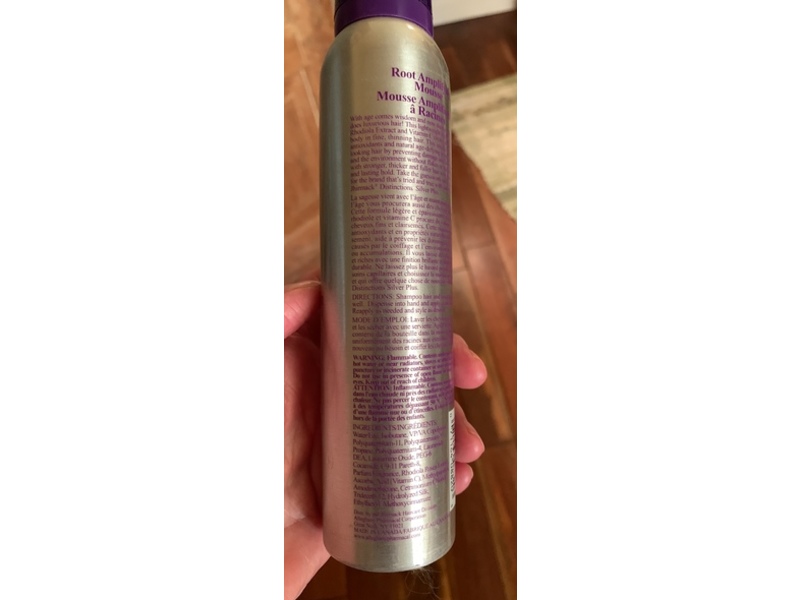 Jhirmack Distinction Silver Plus Root Amplifying Mousse, 6 oz/170 g