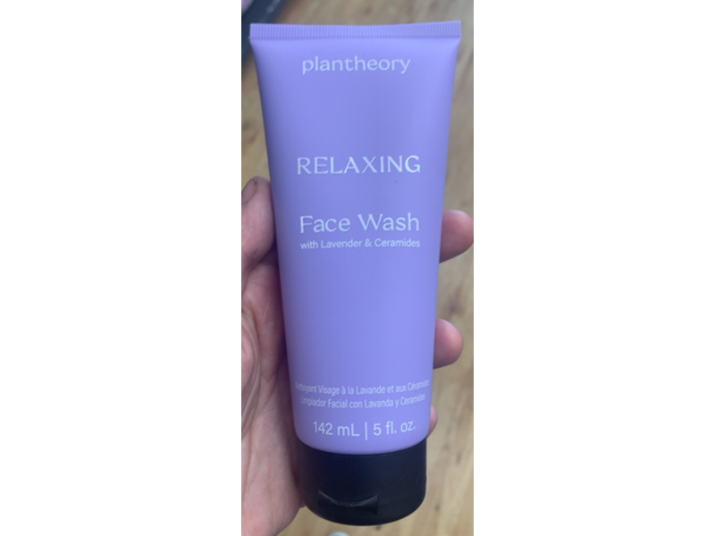 Plantheory Relaxing Face Wash, Lavender & Ceramides, 5 fl oz/142 mL