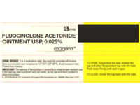 Fluocinolone Acetonide Ointment, 0.025%, 60 g, Fougera (RX) - thumbnail 1