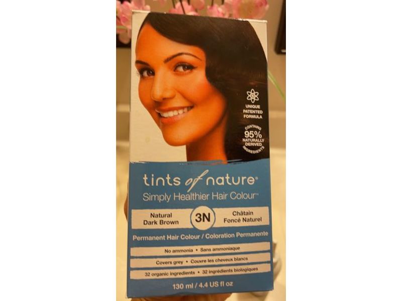 Tint Of Nature Healthier Hair Colour, Natural Dark Brown, 4.4 fl oz/130 mL