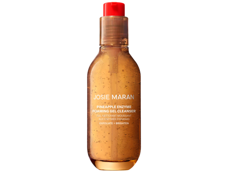 Josie Maran Foaming Gel Cleanser, Pineapple Enzyme, 5 fl oz/150 mL