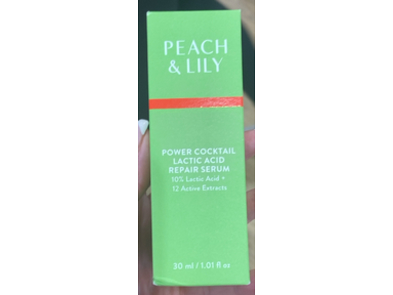 Peach & Lily Power Cocktail Lactic Acid Repair Serum, 1.01 fl oz/30 mL
