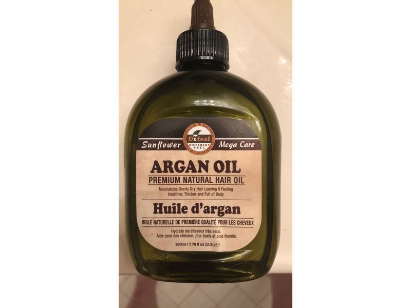 Difeel 99% Natural Premium Hair Oil, Argan, 7.78 fl oz / 230 mL