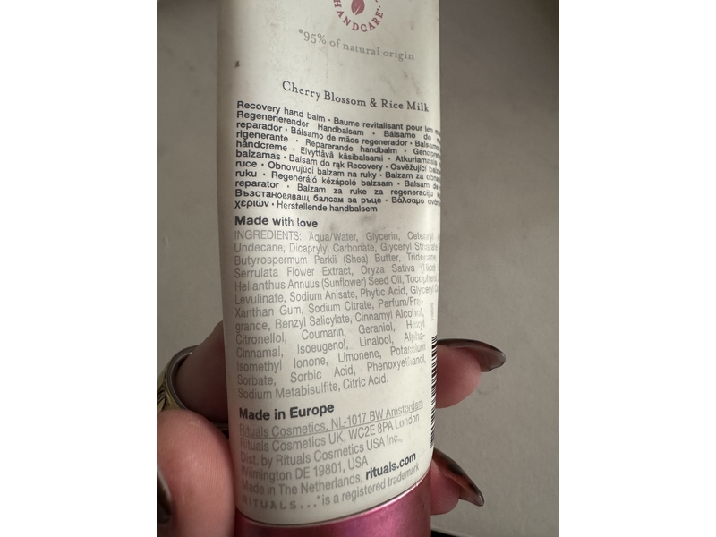 Rituals The Ritual Of Sakura Hand Balm, 2.3 fl oz/70 mL