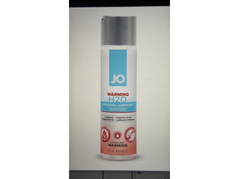 Jo Warming H2O Personal Lubricant, 4 fl oz/120 mL