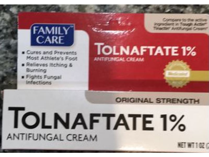 Family Care Tolnaftate 1% Antifungal Cream, Original Strength, 1 oz/28 g