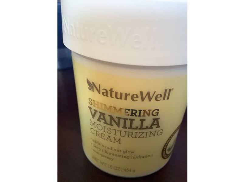 NatureWell Moisturizing Cream, Shimmering Vanilla, 16 oz/454 g