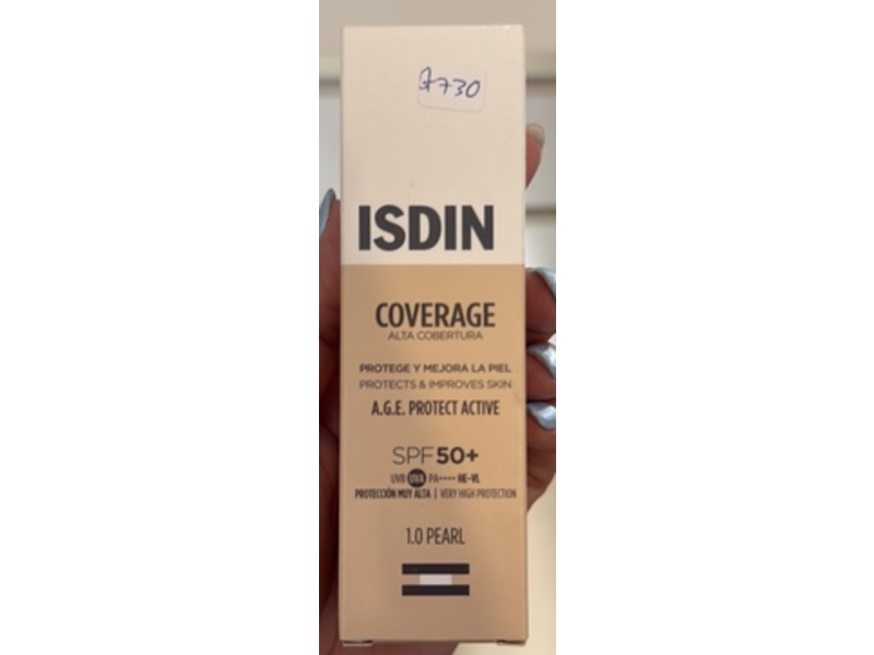 Isdin Coverage, SPF50+ PA++++, 1.0 Pearl, 30 g