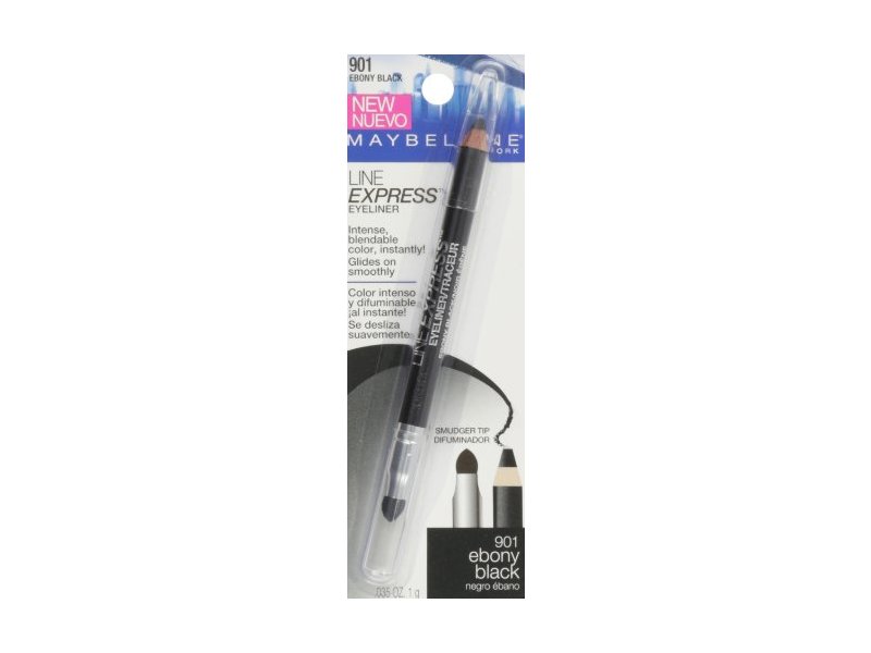 Maybelline New York Line Express Eyeliner, 901 Ebony Black, 0.035 oz/1 g